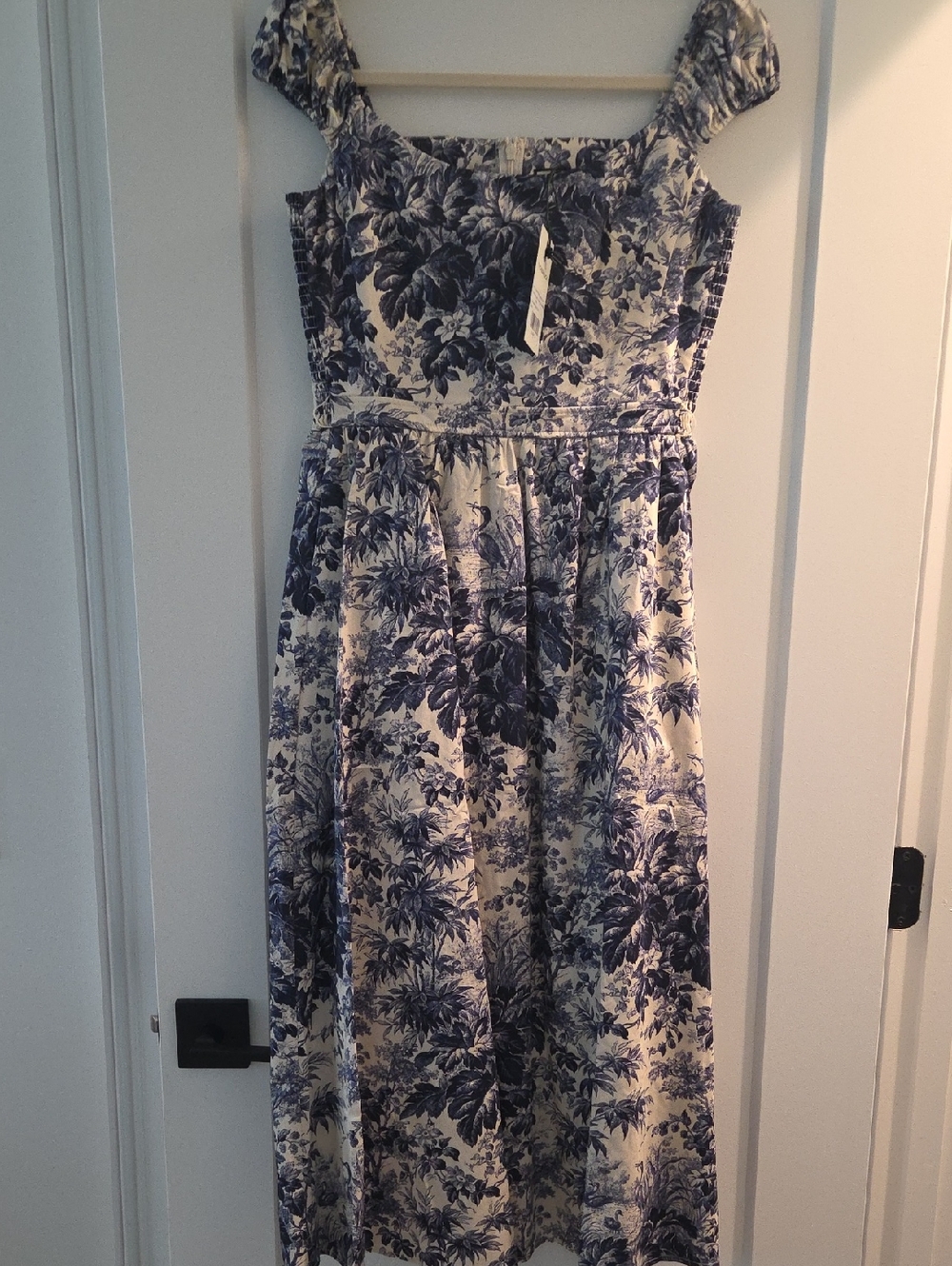Tuckernuck Navy Cypress Toile Melanie Dress